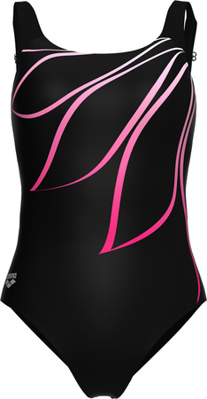 Damski Strój Kąpielowy Women's Arena Swimsuit Giorgia Squared B  dress blues rozmiar 50