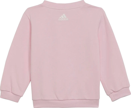 Dres dla dzieci adidas I Lin ft Jogger różowo-szary H65821