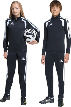 Spodnie dla dzieci adidas Tiro 26 League Training Slim czarno-białe JY7117