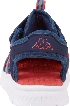Buty sportowe szkolne miejskie dziecięce Kappa Kyoko granatowo-pomarańczowe 260884K 6744