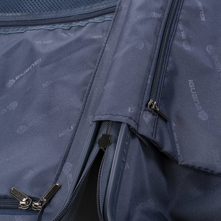 Walizka podróżna na kółkach twarda Iguana Sydney 60 navy 60 litrów