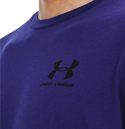 Koszulka męska Under Armour Sportstyle Left Chest SS niebieska 1326799 468