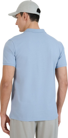Koszulka męska polo 4F M407 jasnoniebieska 4FWSS25TPTSM407 34S