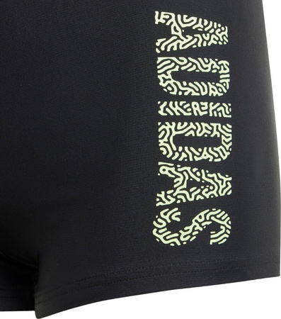 Spodenki kąpielowe dla dzieci adidas Logo Swim BXR czarne IK9654