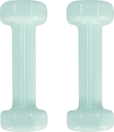 Hantle winylowe Spokey Shape 2x0,5 kg miętowe 941963