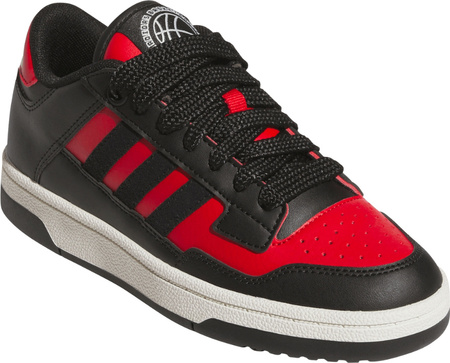 Buty dziecięce adidas Rapid Court Low czarno-czerwone JR1020