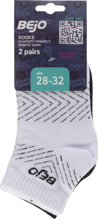 Dziecięce skarpety do kostki bawełniane Bejo Meias Jr 2 Pary rozmiar 28-32