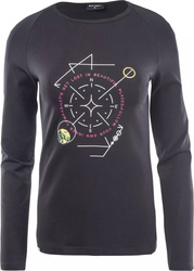 Damska koszulka Hi-tec LADY SOLA LS czarny rozmiar M