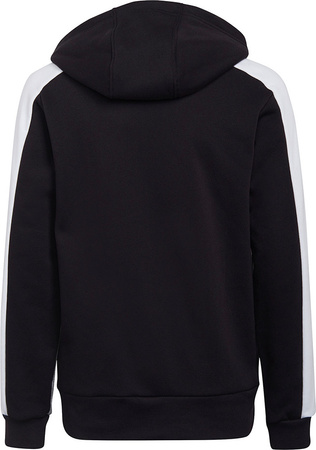 Bluza dla dzieci adidas U CB FL Hoodie czarno-szara HC5658
