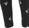 Legginsy dla dzieci adidas Brand Love Print czarno-białe IB8916