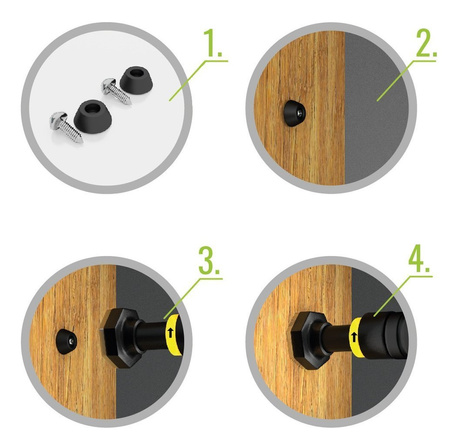 Drążek rozporowy HMS Premium DD200 66,5-100 cm