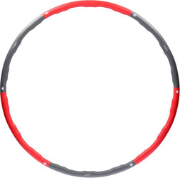 Hula-Hop z masażem HMS HHP002 1.2 kg czerwono-szary 100 cm