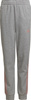 Spodnie dla dzieci adidas 3-Stripes Tapered Leg szare HD4362