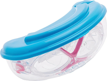 Dziecięce okularki pływackie Aquawave X-ray Jr przezroczysto-różowe