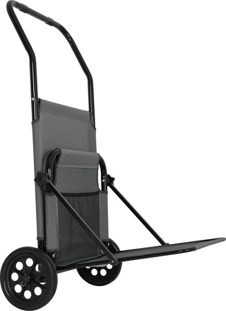 Leżak ogrodowy plażowy basenowy kempingowy składany Nils Camp NC3307 szary