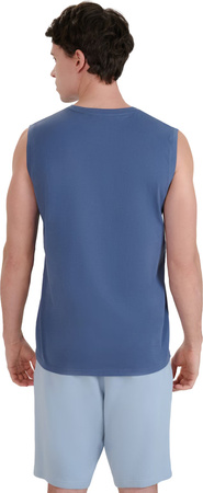 Koszulka męska 4F M125 denim 4FWMM00TSLEM125 32S