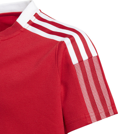 Koszulka dla dzieci adidas Tiro 21 Polo czerwona GM7346