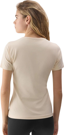 Koszulka damska 4F F1359 kremowa 4FWSS24TTSHF1359 12S