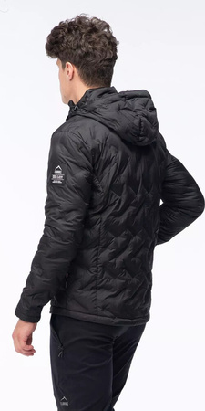 Męska kurtka puchowa z kapturem pikowana Elbrus Allio Primaloft rozmiar XXL