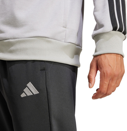 Dres męski adidas Sportswear Basic 3-Stripes French Terry Tracksuit JI8876