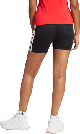 Spodenki damskie adidas Essentials 3-Stripes High Waisted Biker czarne JE1223