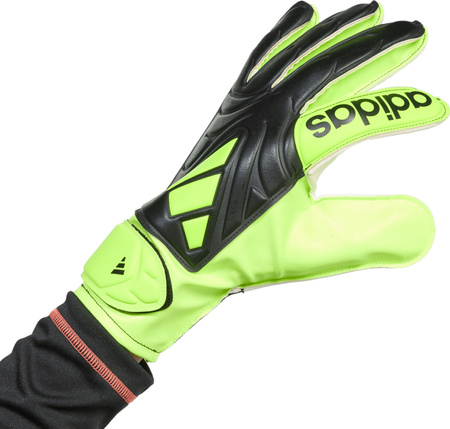 Rękawice bramkarskie adidas Copa Club czarno-zielone JN5340