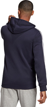 Bluza męska adidas Essentials Full-Zip Hoodie granatowa GK9053
