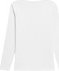 Koszulka damska Longsleeve 4F F376 biała 4FWMM00TLONF376 10S