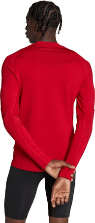 Koszulka męska adidas Techfit COLD.RDY Long Sleeve czerwona HP0572