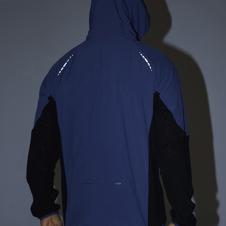 Bluza męska 4F M582 niebiesko-czarna 4FWAW25TFSWM582 32S