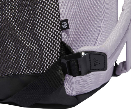 Plecak sportowy szkolny miejski adidas Motion Badge of Sport fioletowo-pomarańczowy IK6889