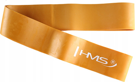Guma taśma oporowa do ćwiczeń HMS GU05 101x4,5x2080 mm pomarańczowa