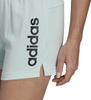 Spodenki damskie adidas Essentials Slim Logo Shorts turkusowe HE9363