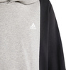 Bluza dla dzieci adidas CB FT HD szaro-biało-czarna IP0386