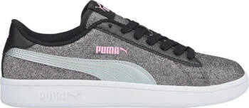 Buty dziecięce Puma Smash v2 Glitz Glam srebrne 367377 26