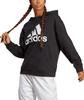 Bluza damska adidas Essentials Big Logo Oversized French Terry Hoodie czarna HR4934
