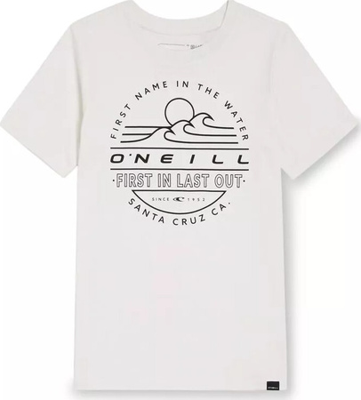 Dziecięca koszulka z krótkim rękawem O'neill JACK O'NEILL MUIR T-SHIRT snow white rozmiar 140