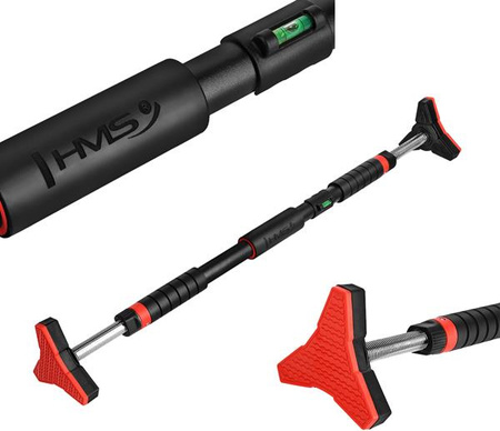 Drążek rozporowy z poziomicą do ćwiczeń podciągania HMS dd400 70-100 cm