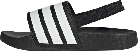 Klapki dla dzieci adidas Adilette Estrap czarne JR5328