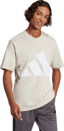 Koszulka męska adidas Essentials Big Logo beżowa JE8933