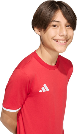 Koszulka dla dzieci adidas Entrada 26 Tee czerwona JZ6674