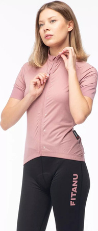 Damska koszulka rowerowa kolarska z krótkim rękawem Fitanu Strada W Polartec rozmiar L