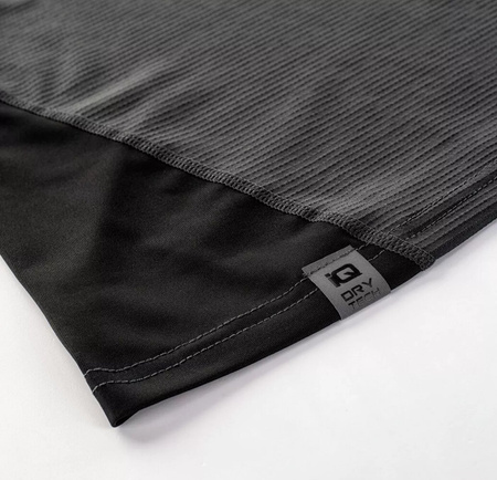 Męska koszulka treningowa z krótkim rękawem IQ Ilange ebony rozmiar XL