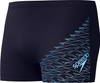 Męskie Bokserki Kąpielowe Medley Logo Asht  black triangle print rozmiar 40