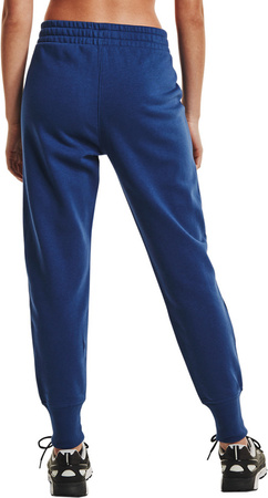 Spodnie damskie Under Armour Rival Fleece Joggers niebieskie 1356416 404