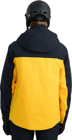 Kurtka narciarska męska 4F M0787 żółto-czarna 4FWAW25TTJAM0787 70S