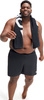 Męskie Szorty Essentials Plus 16" Wsht Am  czarny rozmiar 4XL