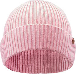 Dziecięca czapka zimowa młodzieżowa bawełniana Bejo Mila JRB rożowa