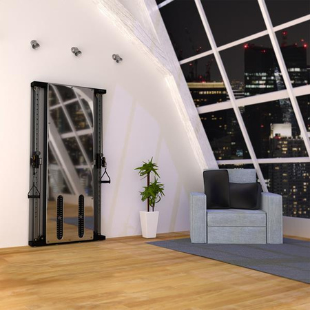 Brama przyścienna treningowa podwójna ze stosem HMS