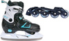 Łyżworolki 2w1 Rolki Łyżwy hokejowe Max Power biało-czarne 33-36